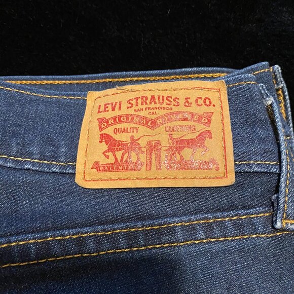 LEVI STRAUSS & CO. 5-Pocket Denim Mid-Rise Jeans Shorts Sz 25 - Picture 5 of 5